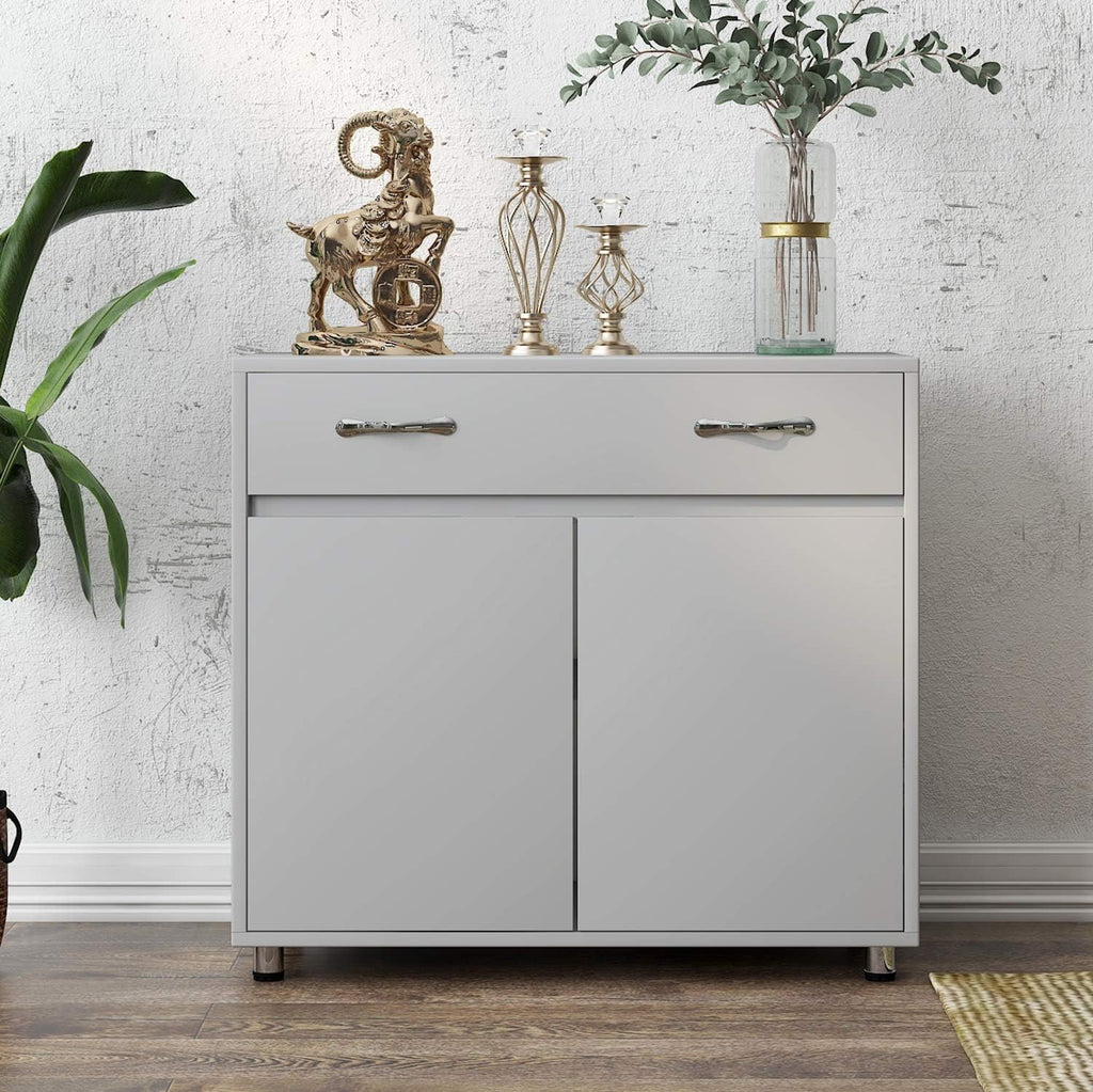 Grey 3 Doors and 3 Drawers Buffet Cabinet Z4981