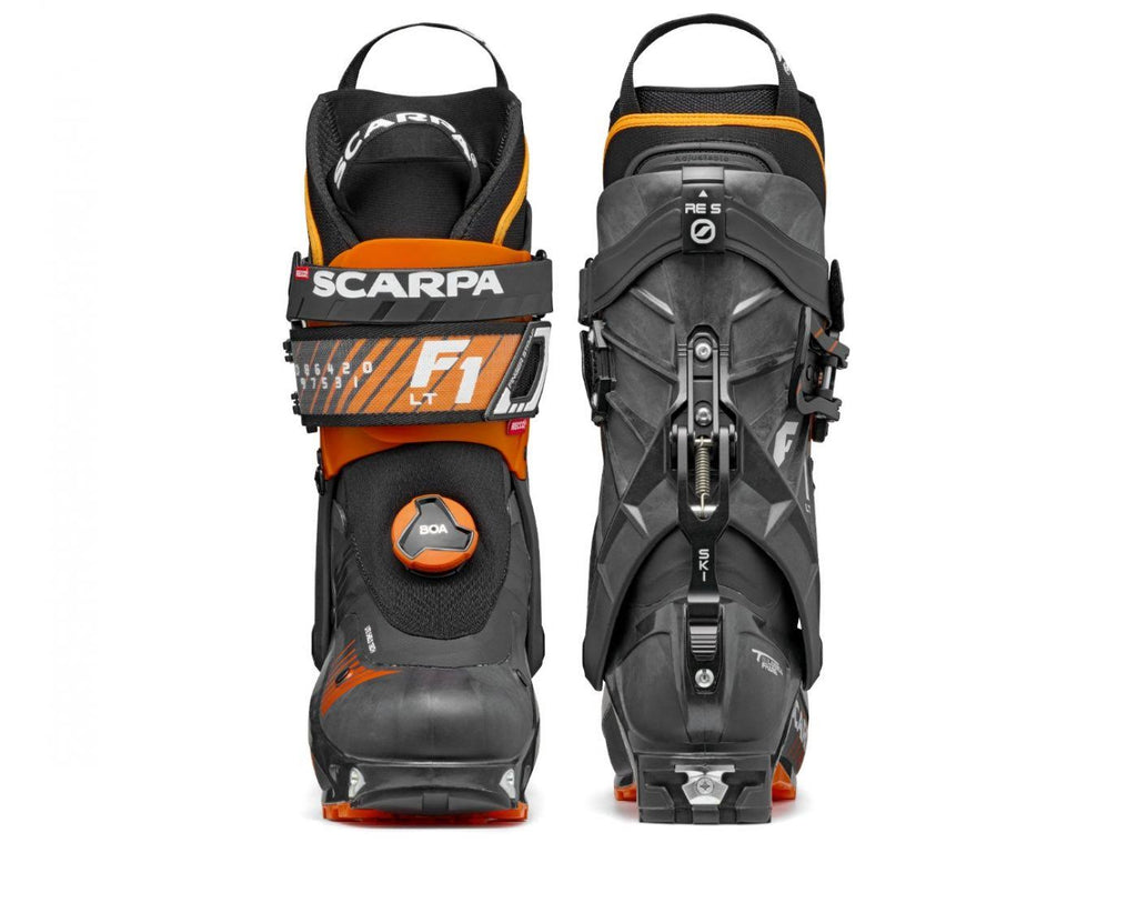 Carbon/Orange Ski Mountaineering Boots C404