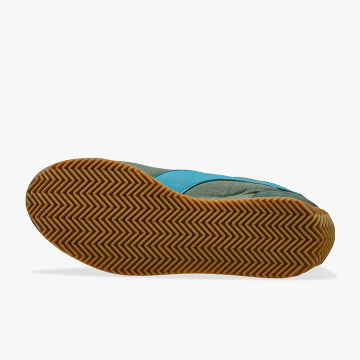Stone Wash Green Canvas Shoes T673
