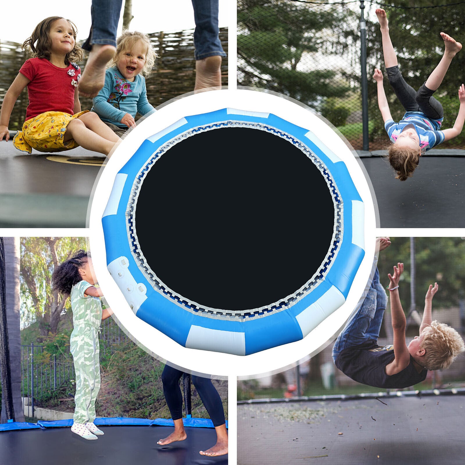 17ft Inflatable Bounce Water Trampoline R71346