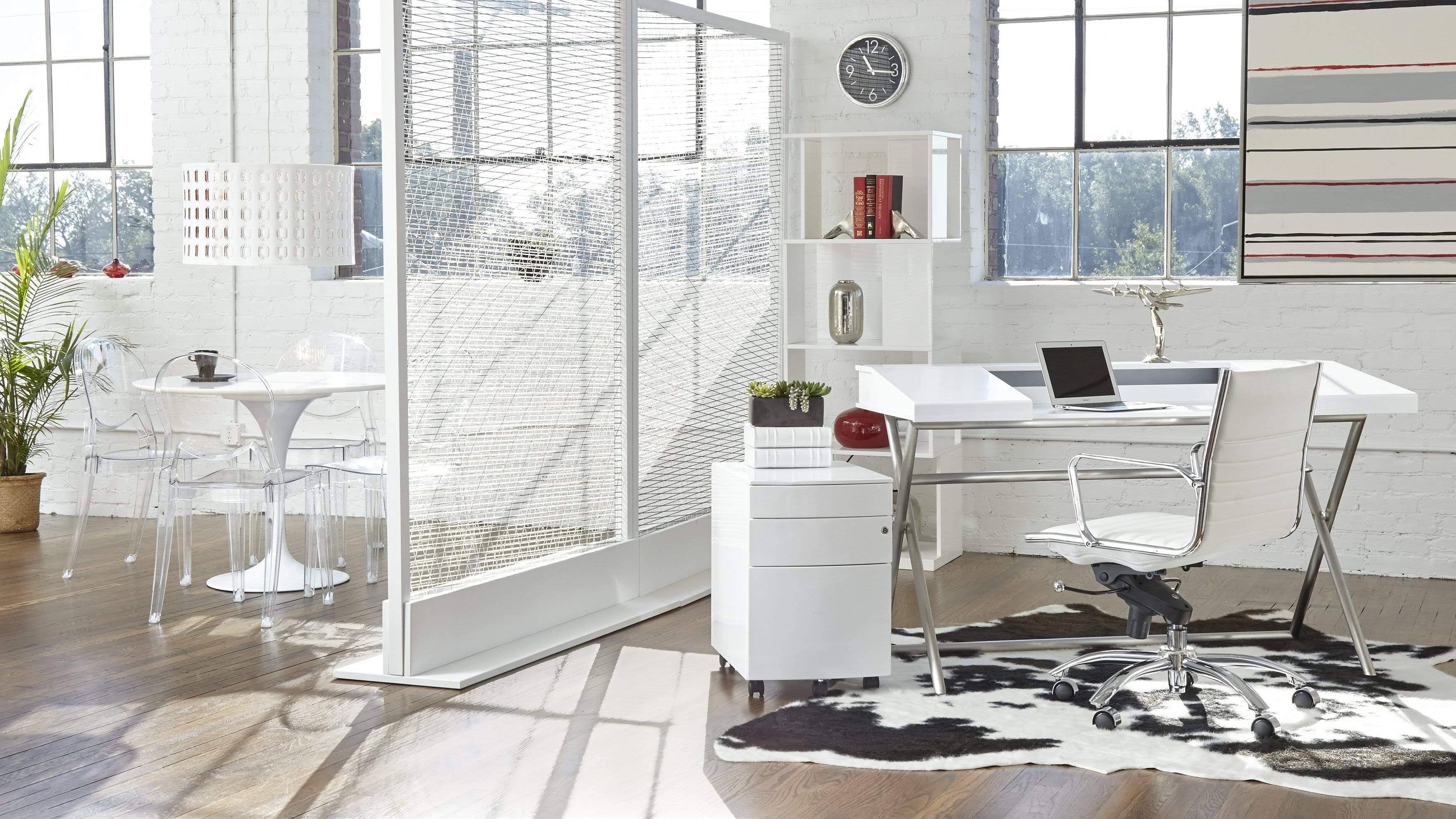 Black File Cabinet Y778