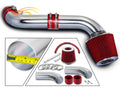 Racing Short Ram Air Intake Kit with Filter Combo Red U231