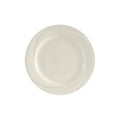 Pearl White 12 1/2 inch Round Embossed Plate, Case of 12 A7819