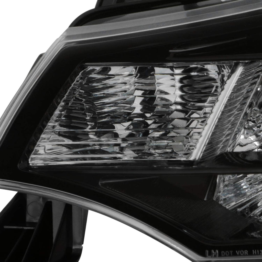 Black Factory Style Headlights Pair Y47143
