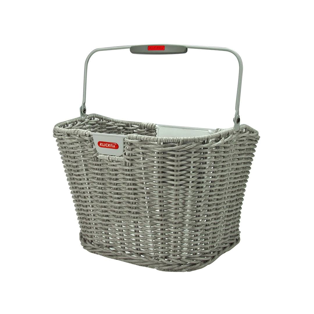 Grey Front Handlebar Basket O8813