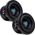 2 x 8 Inch Dual 4 Ohm Car Audio Subwoofer with Aluminum Die-Cast Basket K504183