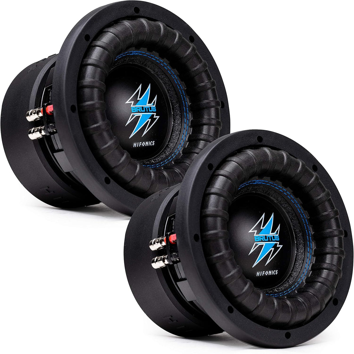 2 x 8 Inch Dual 4 Ohm Car Audio Subwoofer with Aluminum Die-Cast Basket K504183