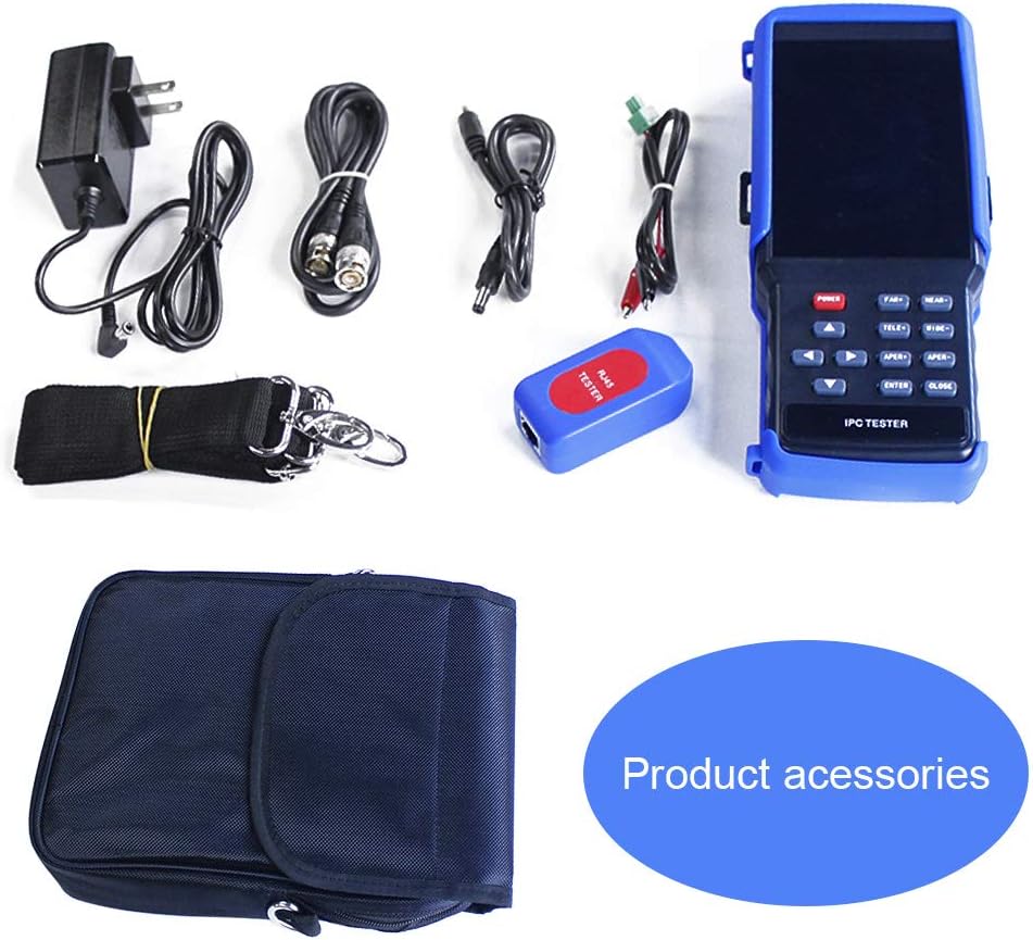 4 Inch Touch Screen IP Camera Tester with WiFi and PoE Power Output Z1116