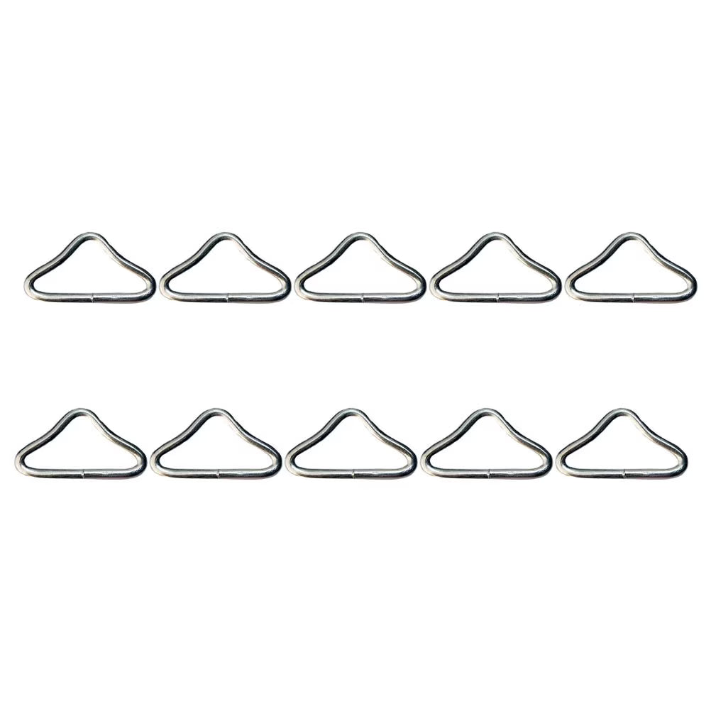 20pcs Trampoline Bungee Bed Mesh Cloth Buckle Triangle Ring Parts T288