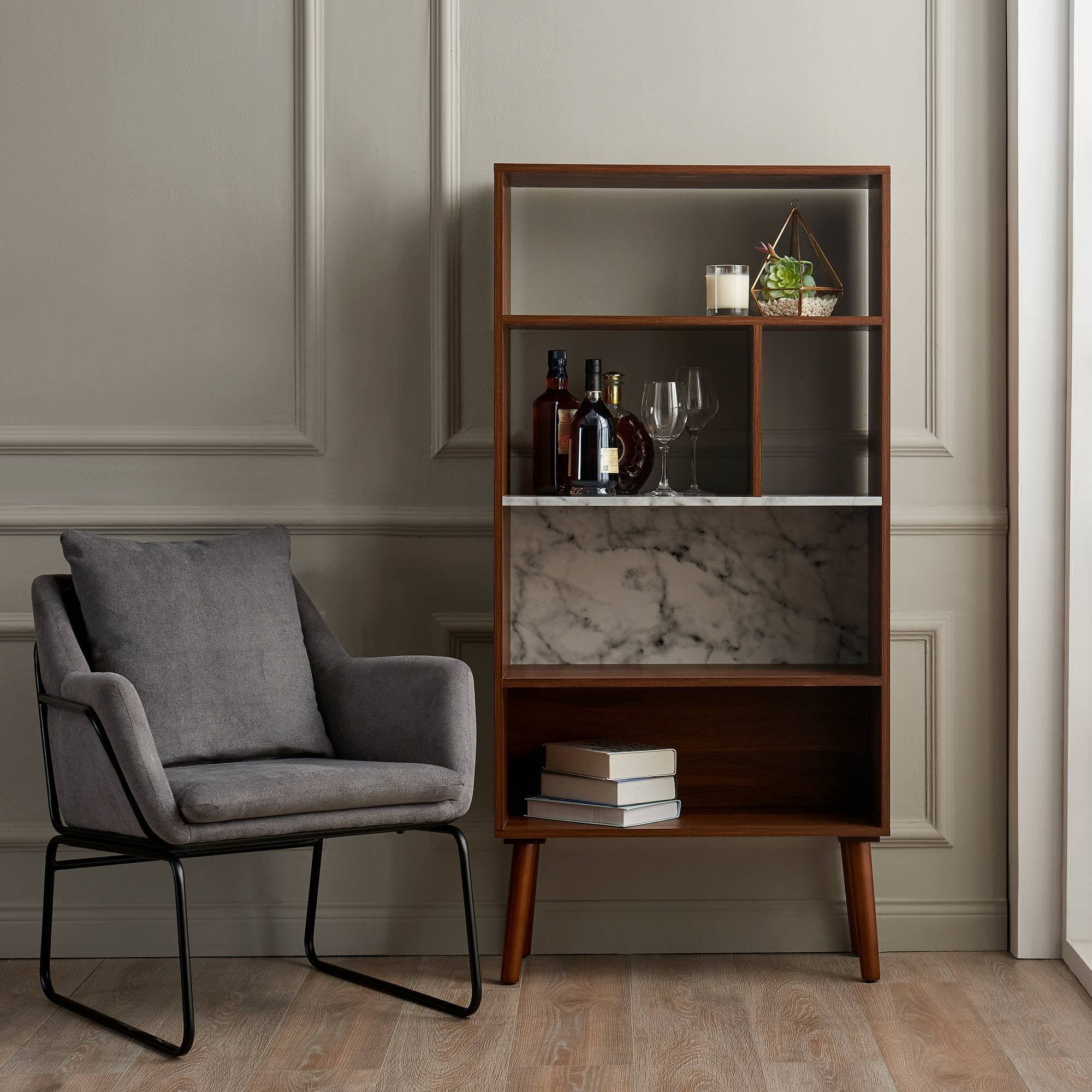 Walnut Bookcase B264