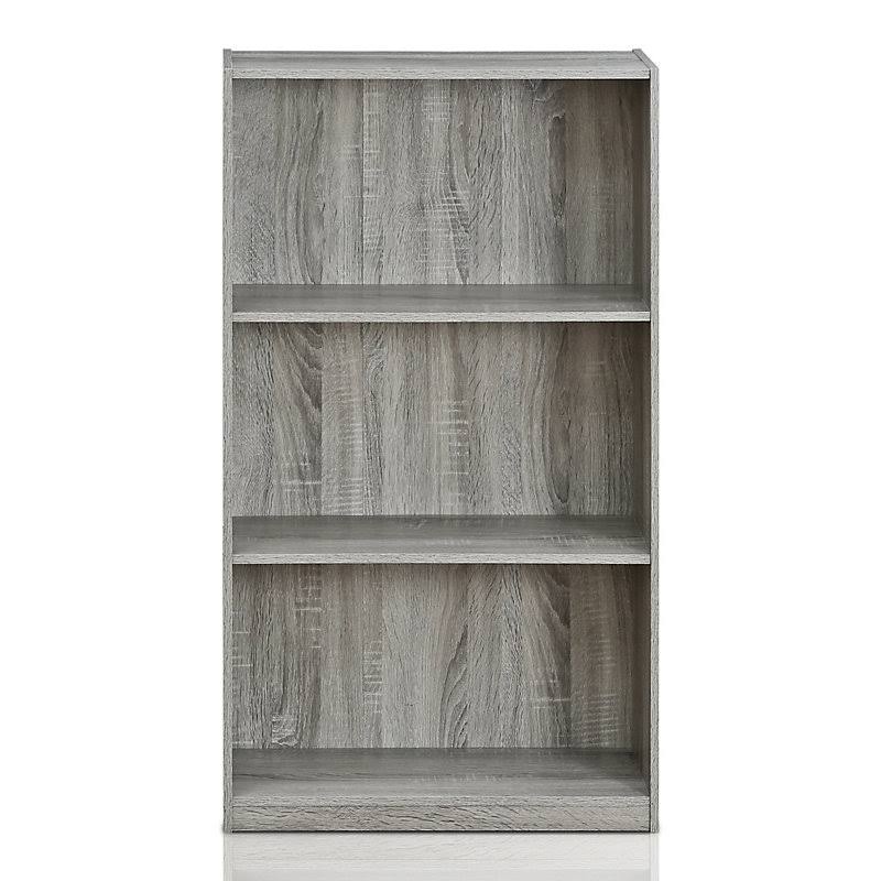 French Oak Gray Standard Bookcase U745