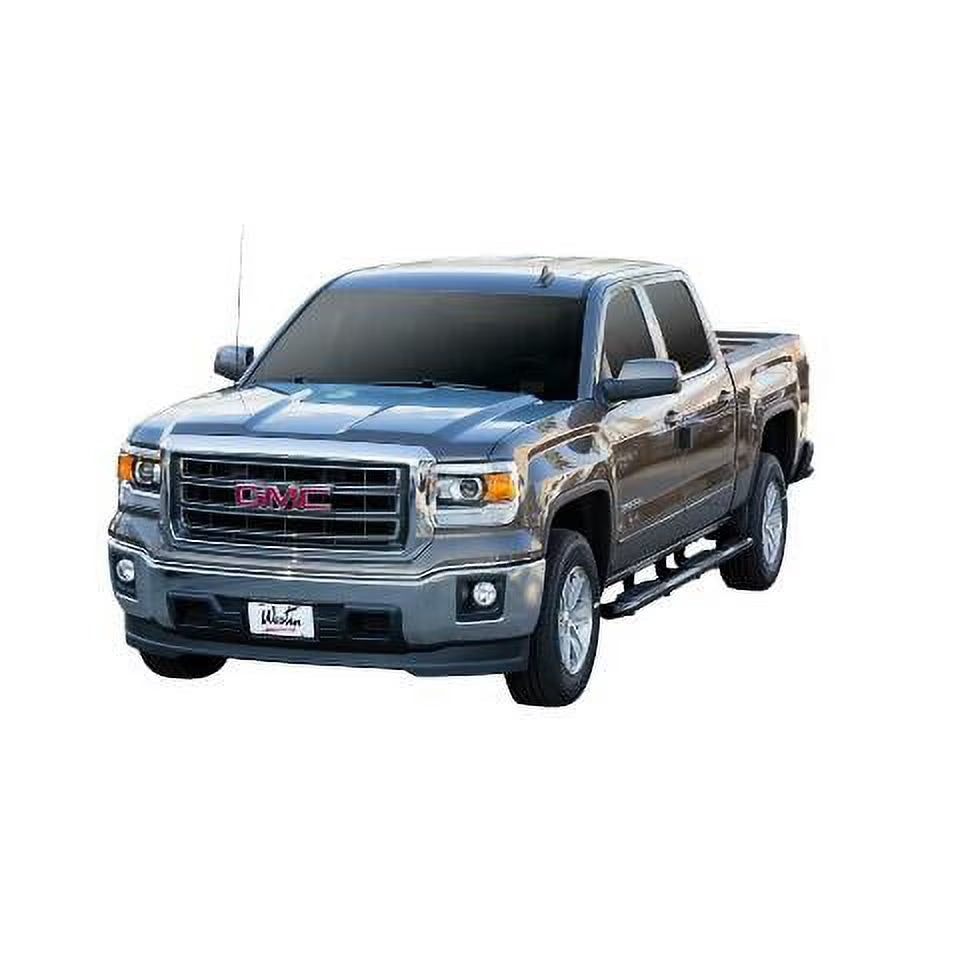 Oval Nerf Step Bars for 2015-2018 Chevrolet Silverado 1500 Crew F885