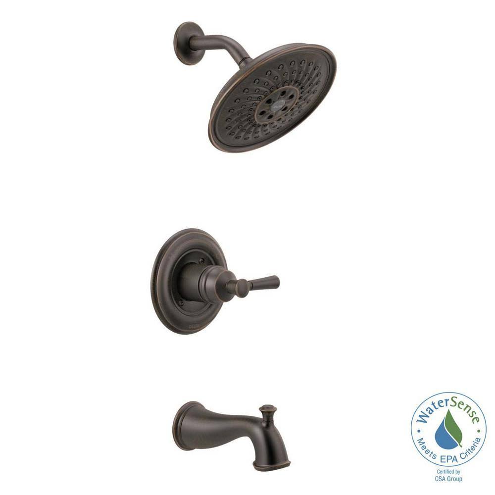Venetian Bronze Single-Handle Tub and Shower Faucet W646246