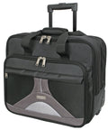 Black w/ Gray Tech Rolling Business Case S5323