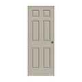 Desert Sand Painted Left-Hand Textured Molded Composite MDF Single Prehung Interior Door U4109