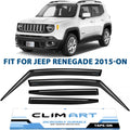 4 pcs Dark Smoke Rain Guards for Jeep Renegade 2015-2022 M846581