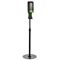 Black Foam Soap and Hand Sanitizer Dispenser with Floor Stand J8317