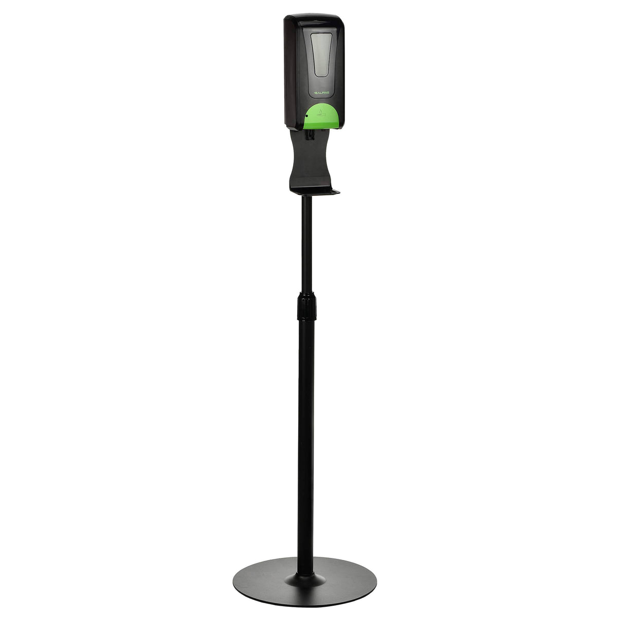 Black Foam Soap and Hand Sanitizer Dispenser with Floor Stand J8317
