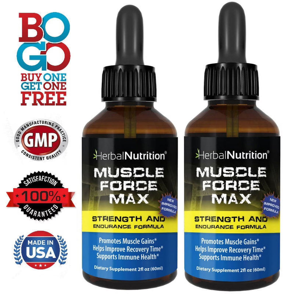 Muscle Force Max Strength & Endurance Drops 175mg D1056