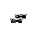 Carbon Vapor Oak Bongo Set M67619