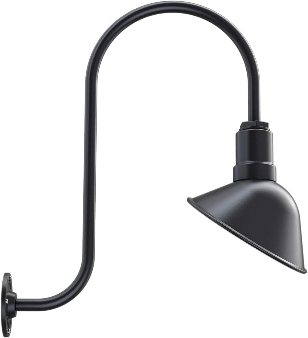Galvanized Exterior 9 inch Dome 11 inch Gooseneck Store Sign Light X684405