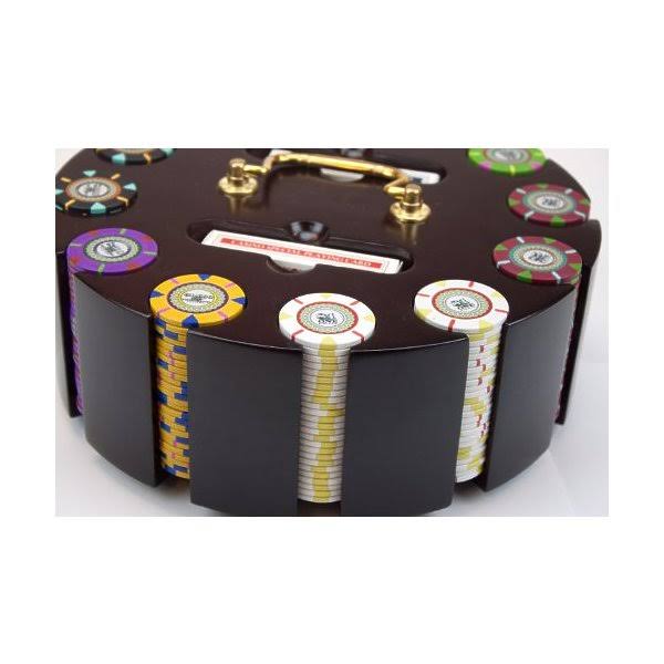 300ct Clay Gaming Chip Set in Carousel O625