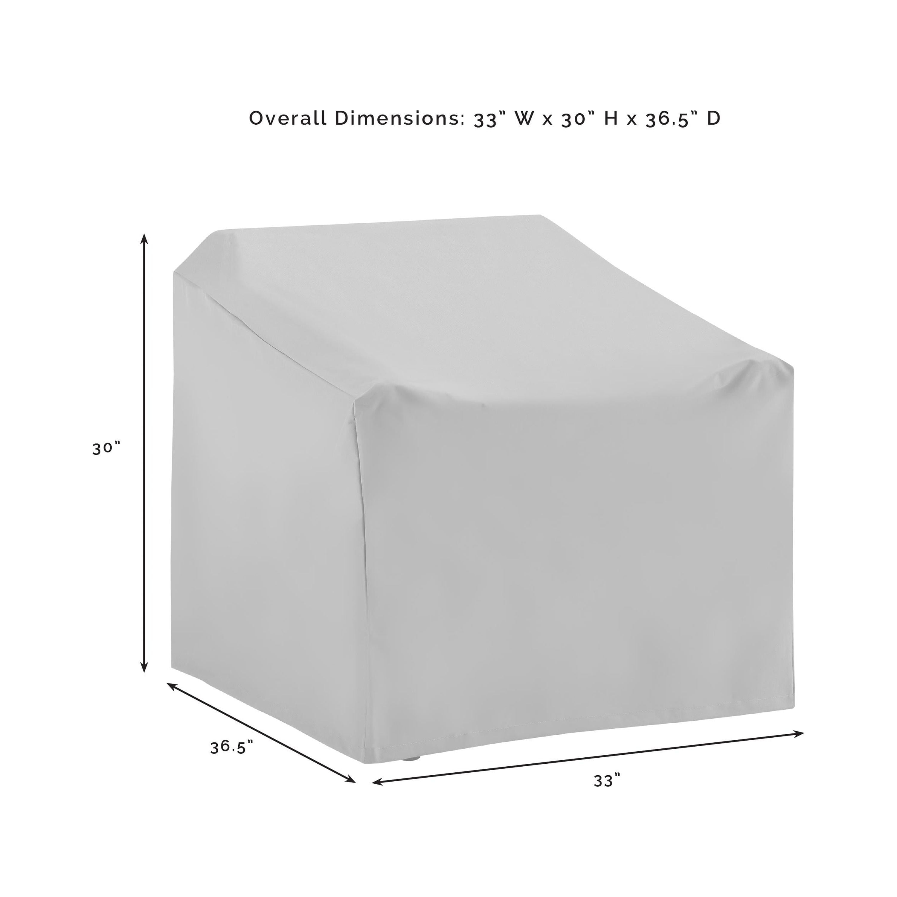 Gray Polyester Fabric Chair Cover T505710