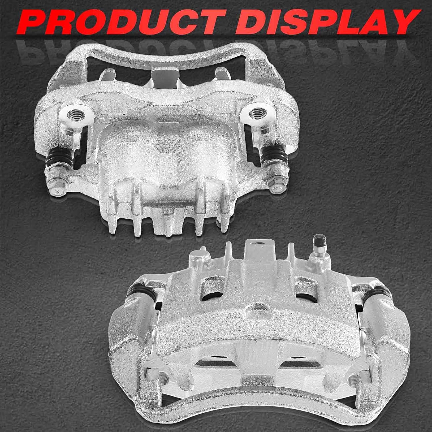 Set of 2 Rear Brake Caliper Assembly for Ford F-250 F-350 Super Duty 2000-2004 Excursion 2000-2005 S7650