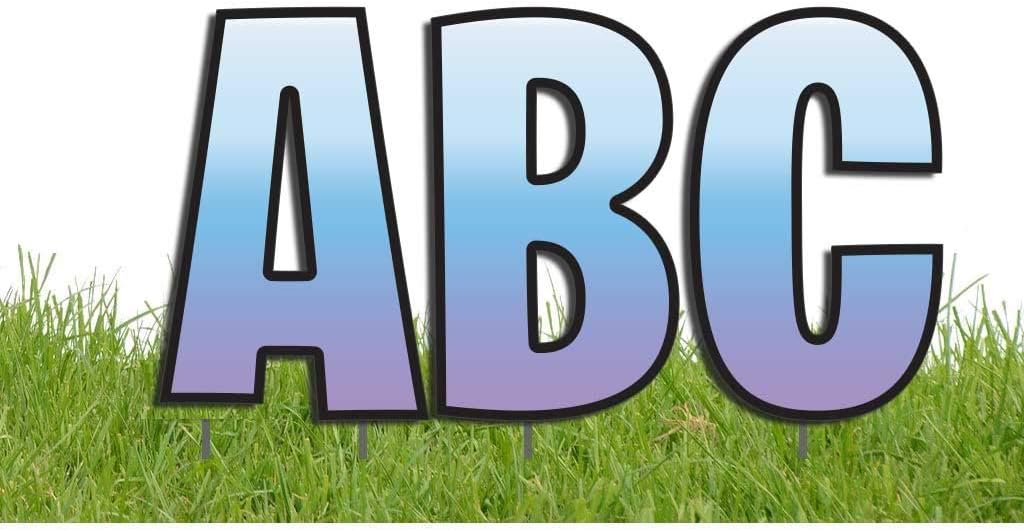 White 18 Inch Alphabet Yard Decoration, Pack of 2 V584297