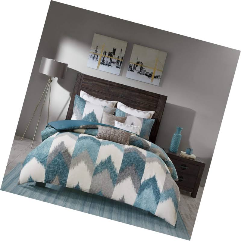 King Aqua 3-Piece Comforter Mini Set U804