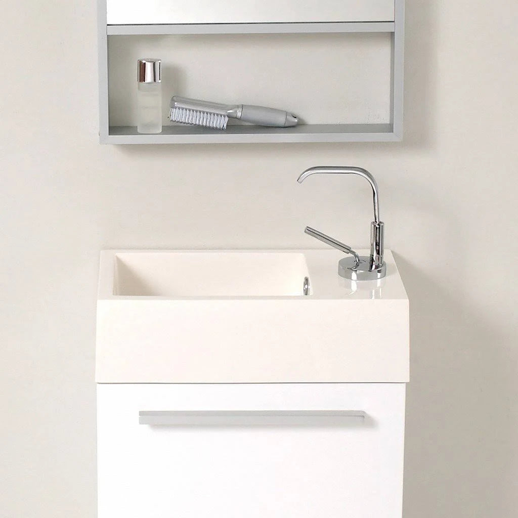 White Modern Bathroom Vanity H731174