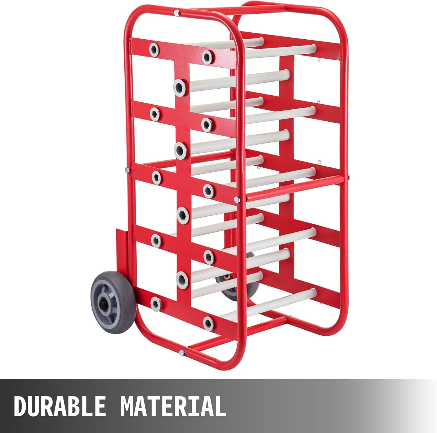 Wire Reel Caddy with Multiple Axles Cable Spool Holder & Dispenser O600329