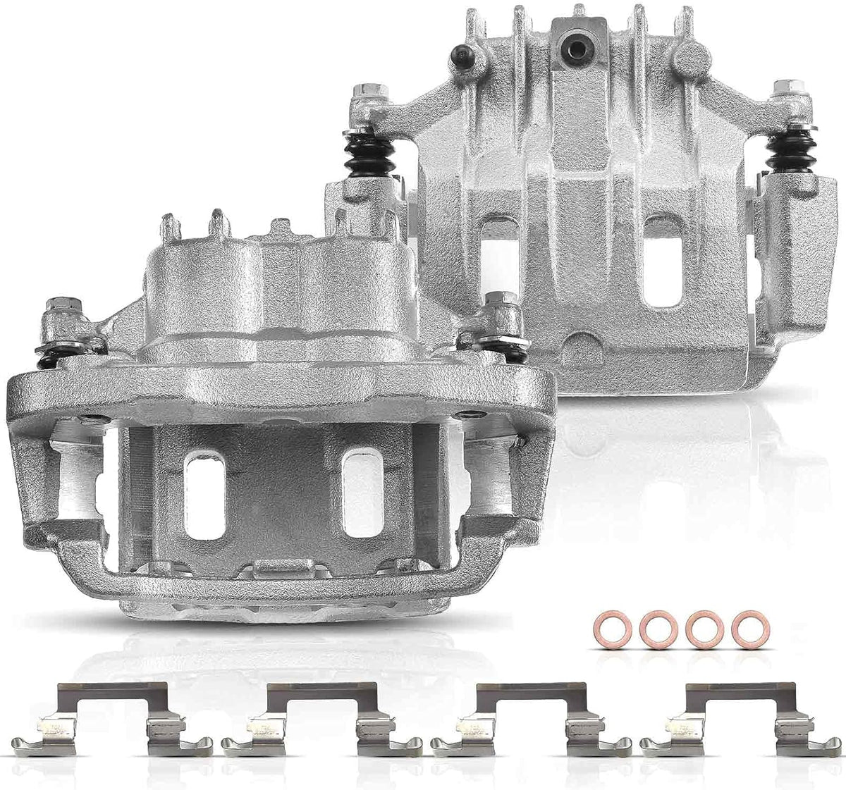 Set of 2 Rear Brake Caliper Assembly for Ford F-250 F-350 Super Duty 2000-2004 Excursion 2000-2005 S7650