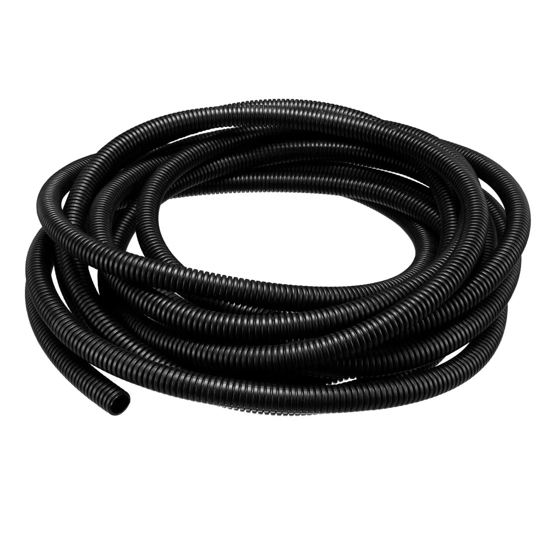 13mm Outside Dia Corrugated Bellow Conduit Tube Black Z11796
