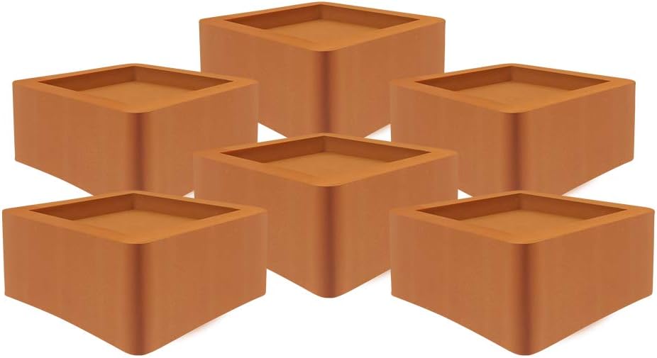 2 Inch Heavy-Duty Bed Risers (4, Black) W6898