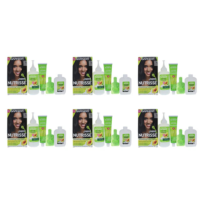 10 Black Hair Color Creme, Pack of 6 K757565
