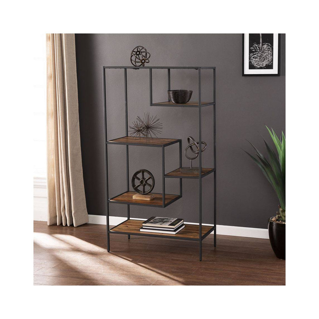 Natural and Gray Etagere V39719