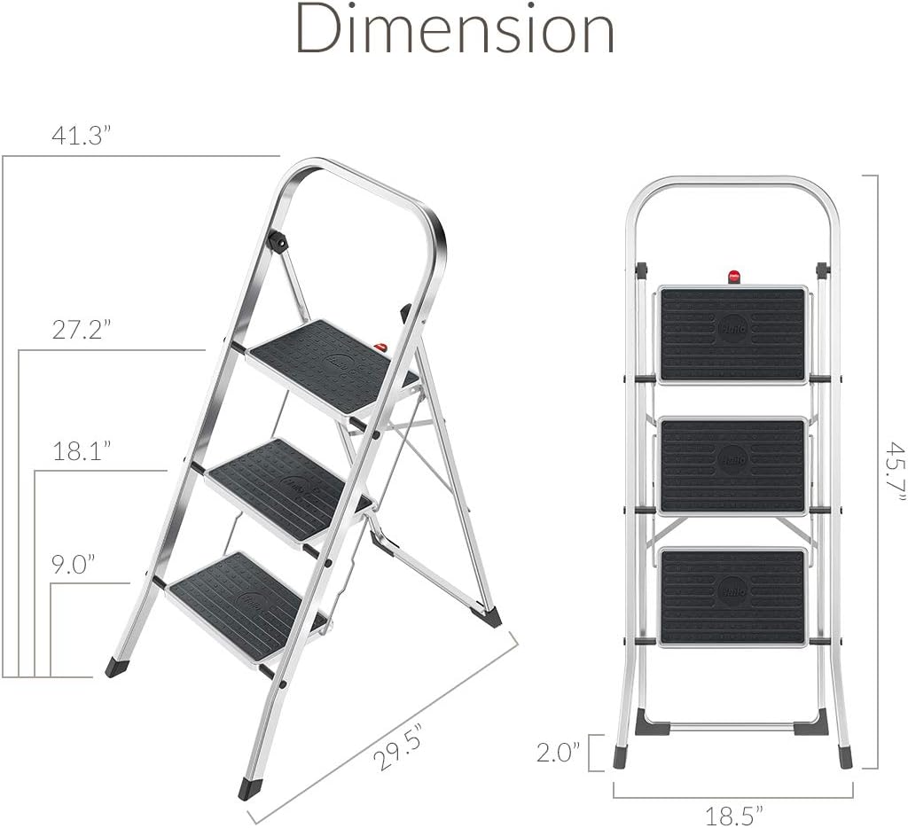 Aluminum 3-Step Step Stool I49789