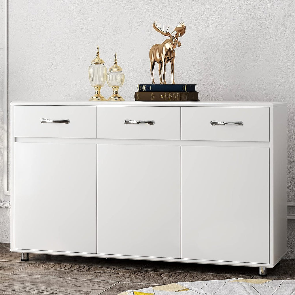 Grey 3 Doors and 3 Drawers Buffet Cabinet Z4981