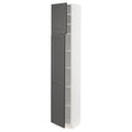 White High Cabinet with Shelves and 2 Doors U37488