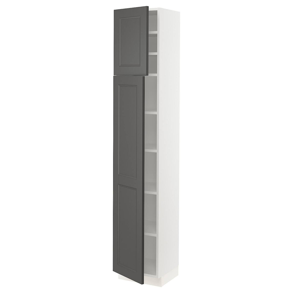 White High Cabinet with Shelves and 2 Doors U37488