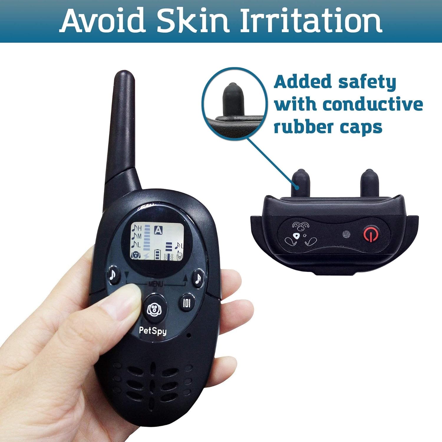Rechargeable Waterproof Dog Training Collar Pack of 2 G64126