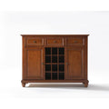 Classic Cherry Finish Buffet Server with Wine Storage T69050