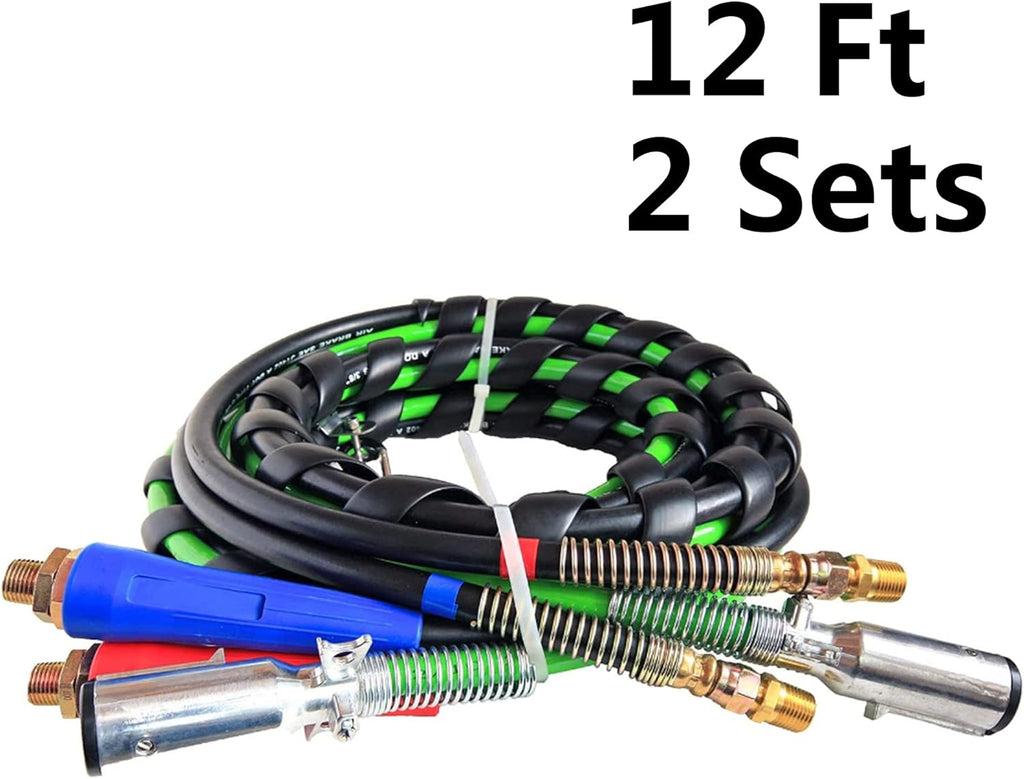 3 in 1 Semi Truck Air Hose Trailer Electrical Cable Assembly ABS Wire Rubber Air Line Tractor Parts C744