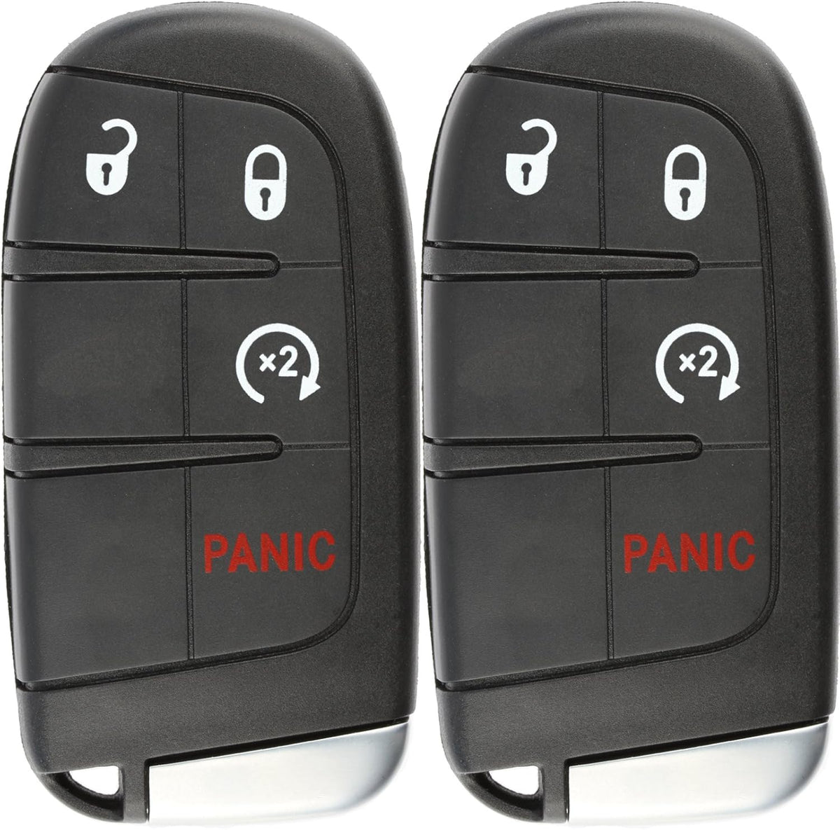 Keyless Entry Remote Car Smart Key Fob Starter (Pack of 2) T721598