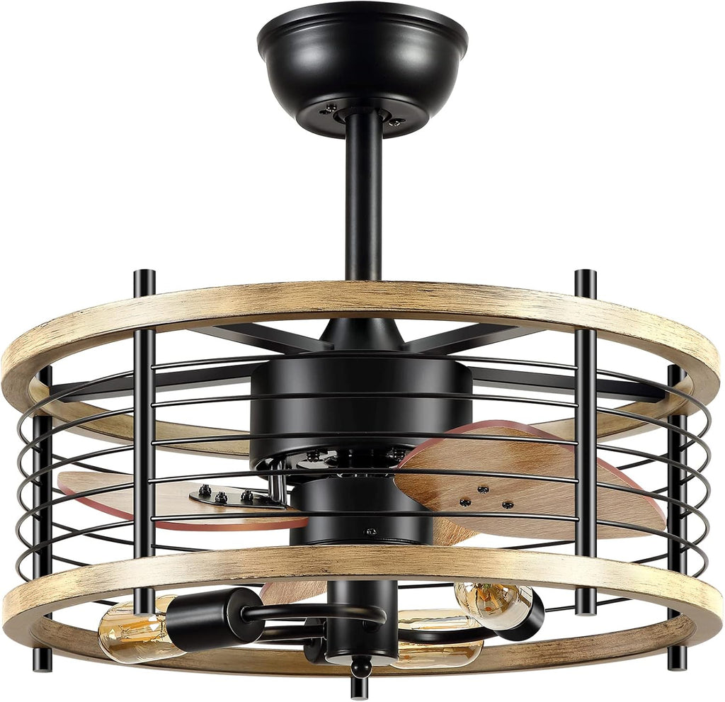 20'' Bladeless Ceiling Fan with Lights Remote Control X413745
