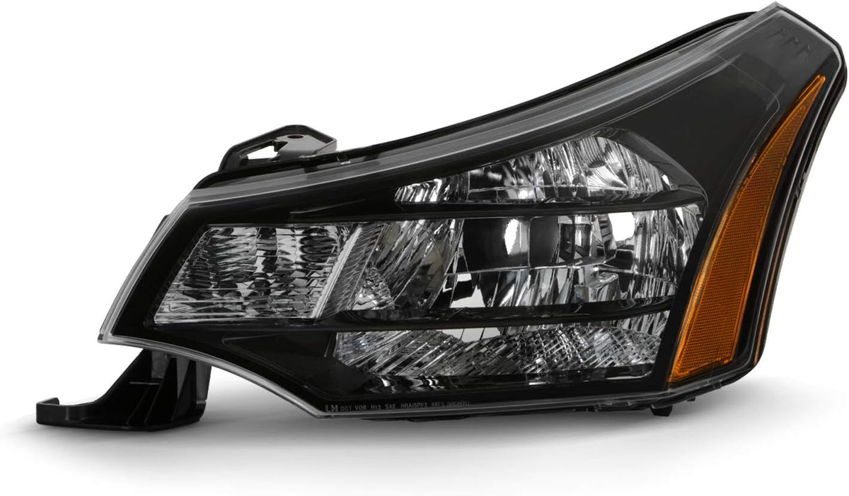 Black Factory Style Headlights Pair Y47143