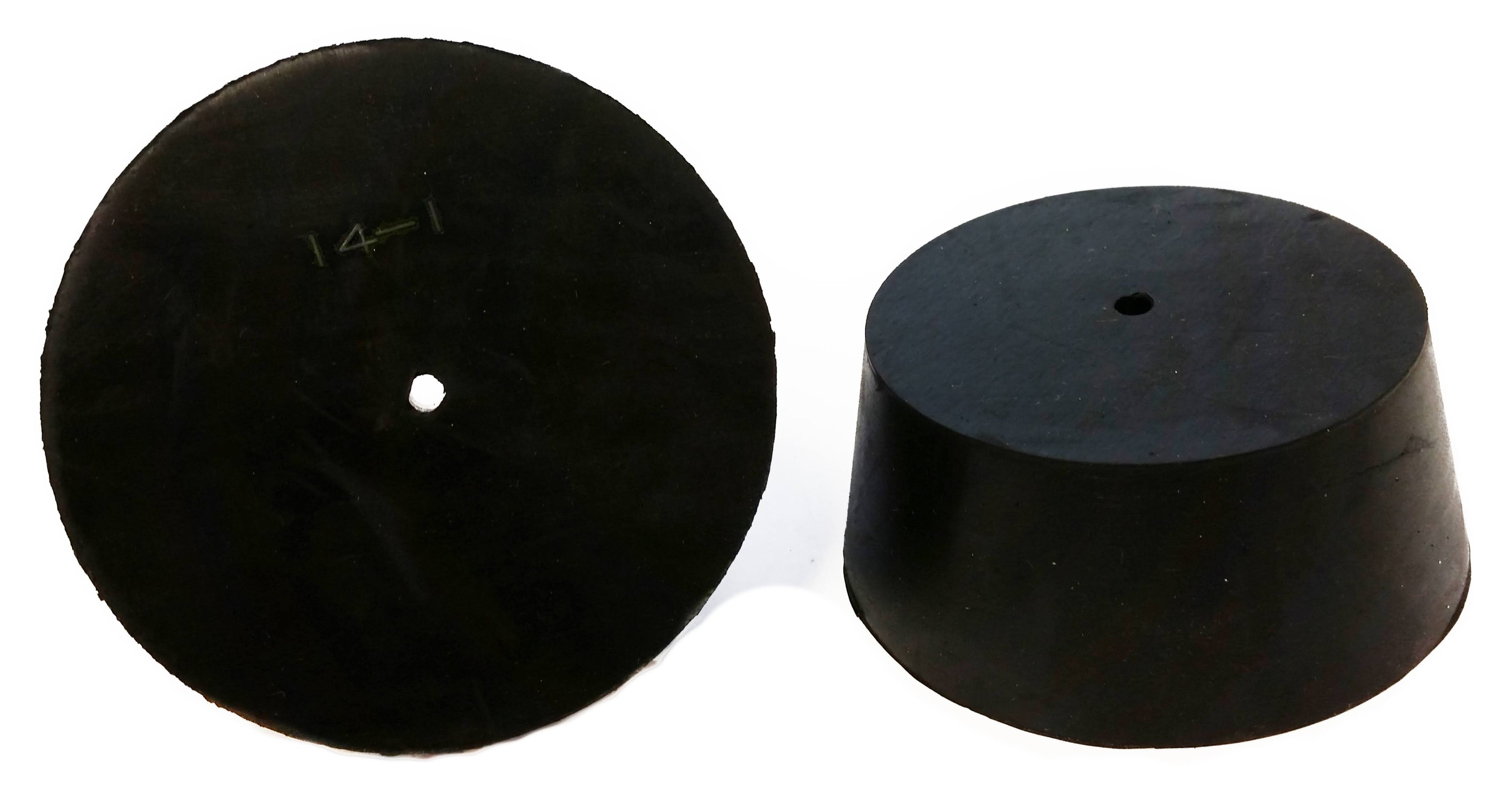 Rubber Stoppers, Size 14, 1-Hole, 10-Pound Case N673526