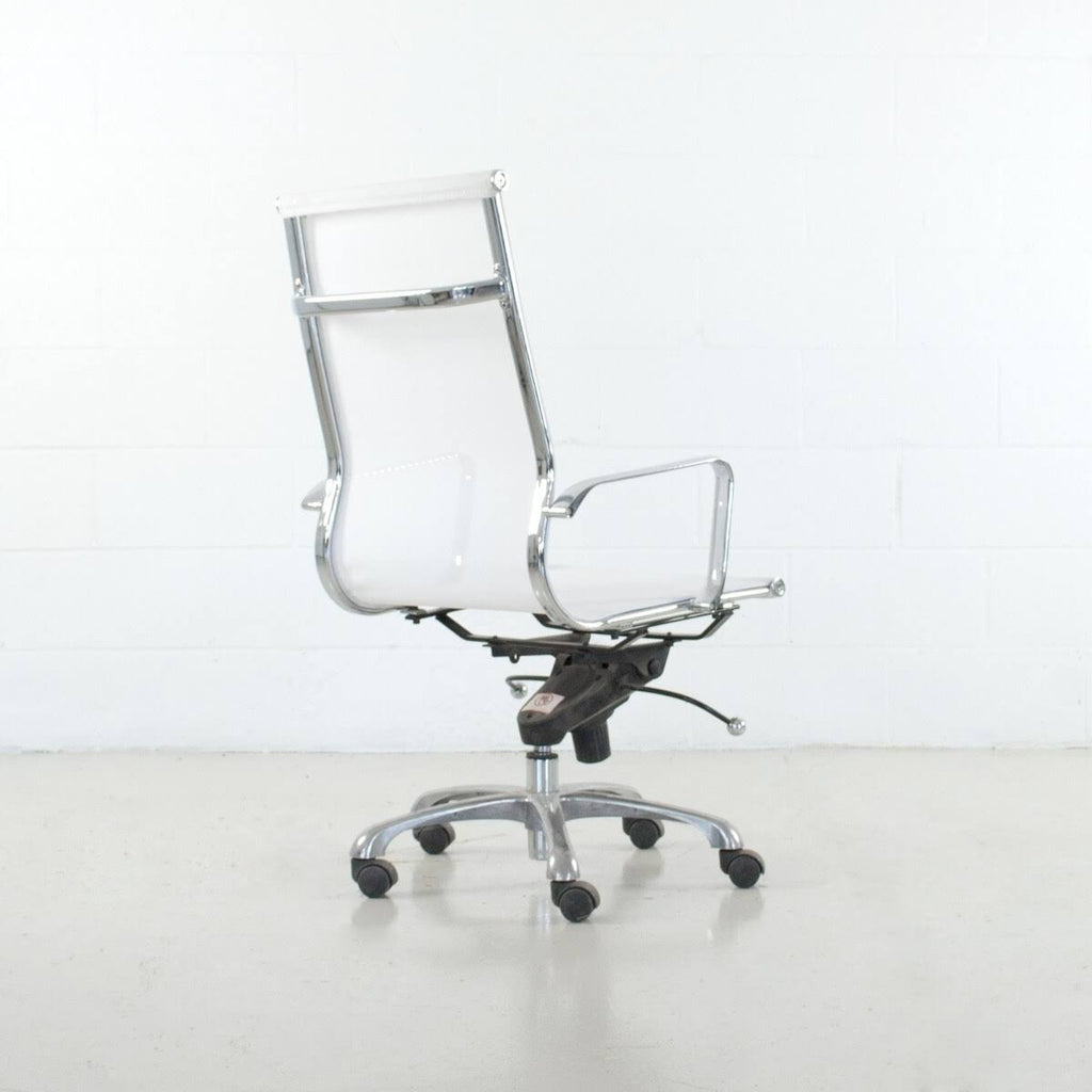 White Highback Ergonomic Mesh Swivel Office Chair E485156