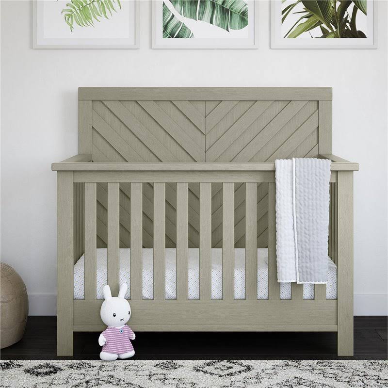 5-in-1 Convertible Crib in Mineral Gray N56883